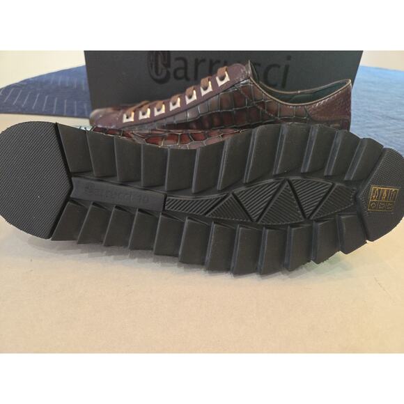 CARRUCCI Crocodile Embossed Leather Sneaker Size 10 D main image 8